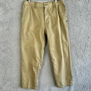 VTG Y2K Rusty Pants 33x26 Khaki Striped Skater Pants 90s Work Wear Emo Goth Rave